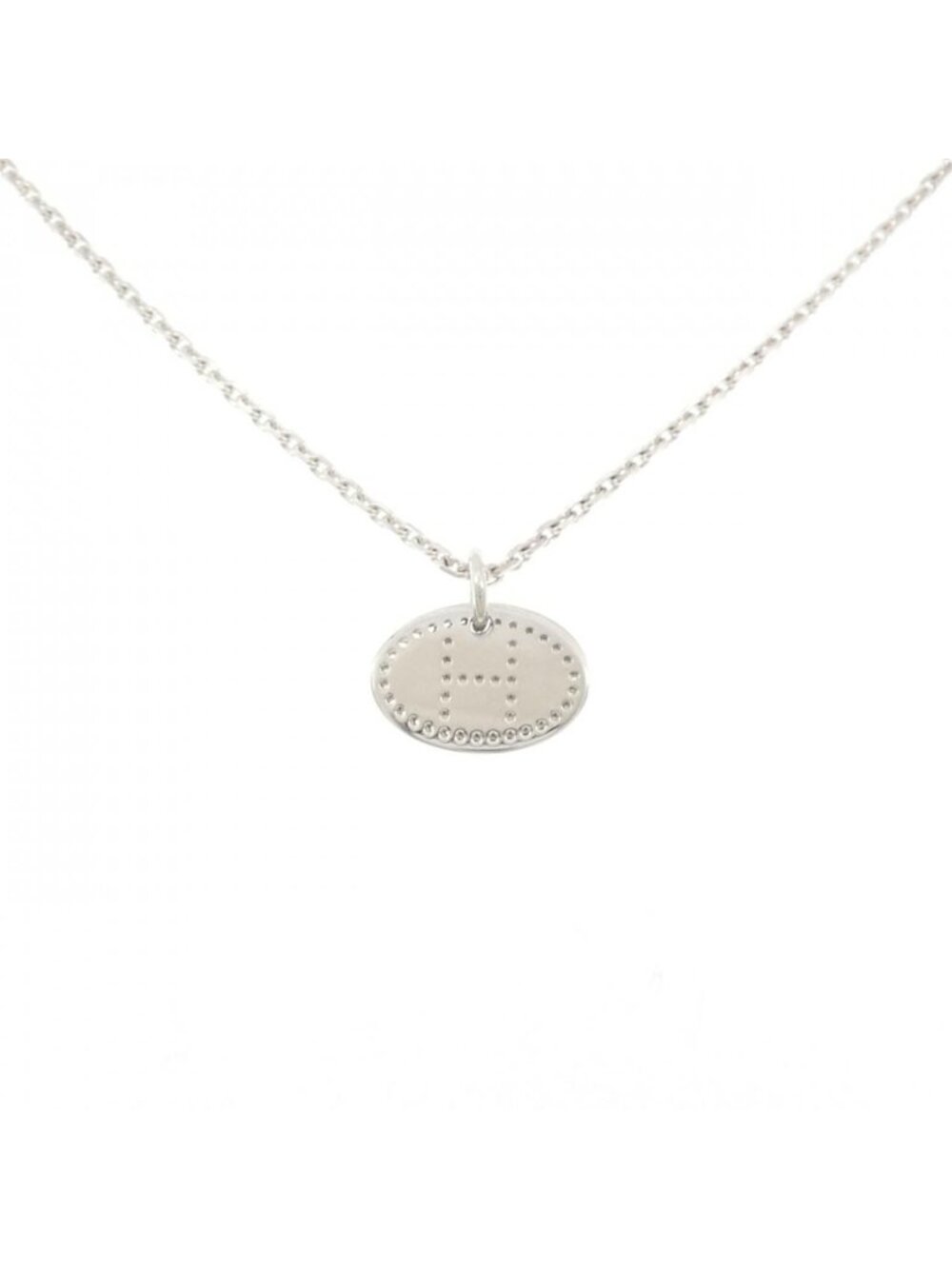 Hermes 925 Necklace Silver